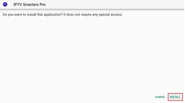 Installation notification
